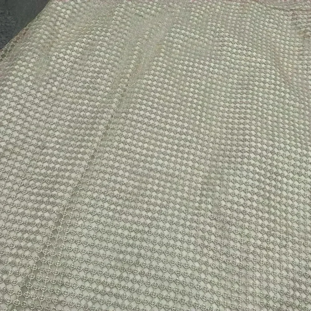 Aidan Mattox Champ Ivory Embroidered LaceTrumpet Maxi Wedding Dress  Size 2 - Picture 9 of 9